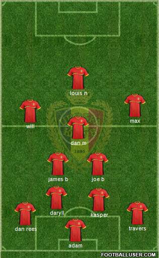 Belgium Formation 2014