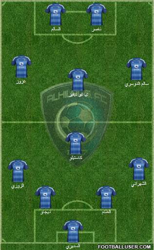 Al-Hilal (KSA) Formation 2014