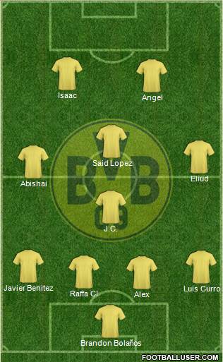 Borussia Dortmund Formation 2014