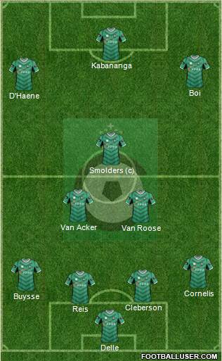 KSV Cercle Brugge Formation 2014