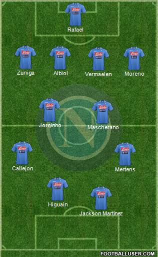 Napoli Formation 2014