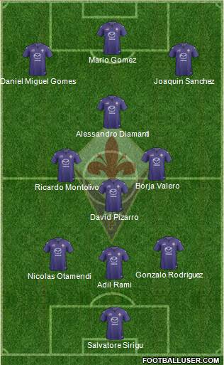 Fiorentina Formation 2014