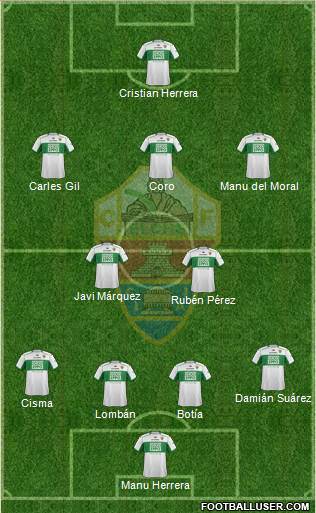 Elche C.F., S.A.D. Formation 2014