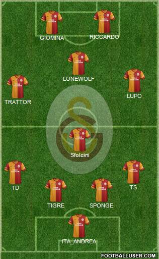 Galatasaray SK Formation 2014