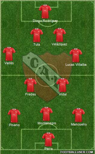 Independiente Formation 2014