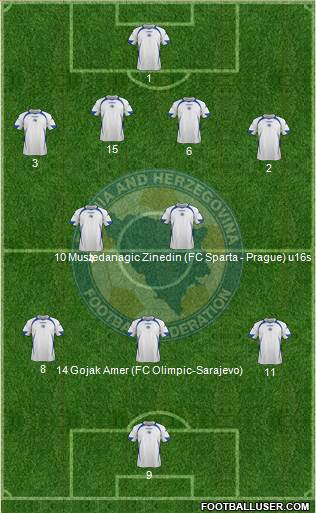 Bosnia and Herzegovina Formation 2014