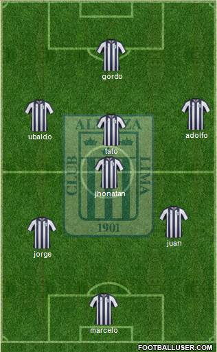 C Alianza Lima Formation 2014