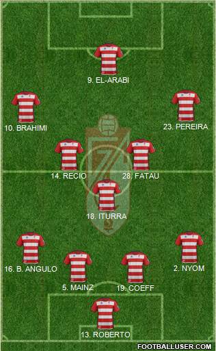 Granada C.F. Formation 2014