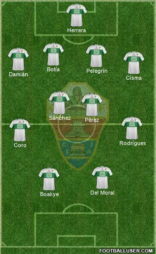 Elche C.F., S.A.D. Formation 2014