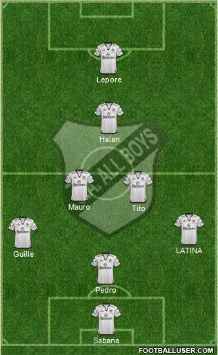 All Boys Formation 2014