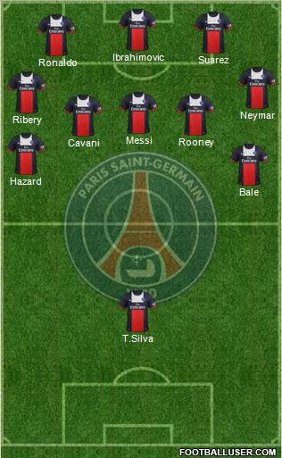 Paris Saint-Germain Formation 2014