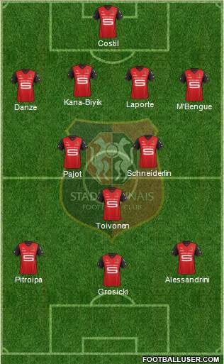 Stade Rennais Football Club Formation 2014