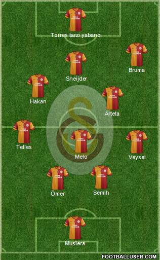 Galatasaray SK Formation 2014
