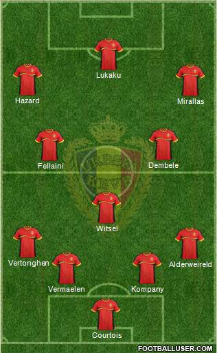 Belgium Formation 2014
