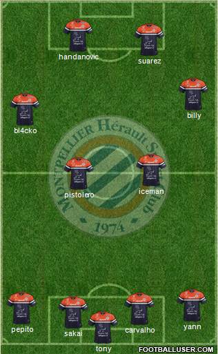 Montpellier Hérault Sport Club Formation 2014
