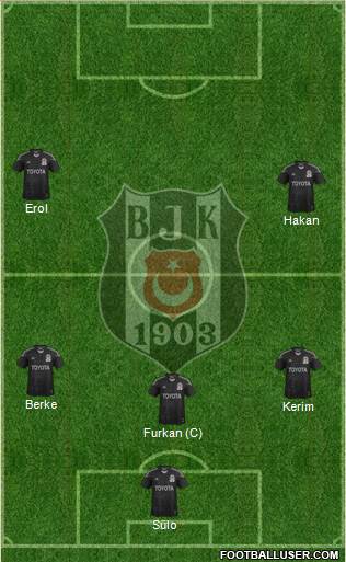 Besiktas JK Formation 2014