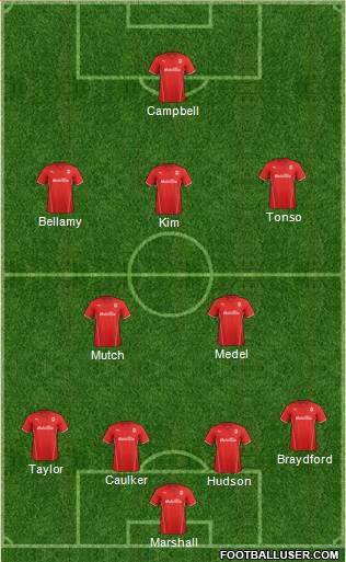 Cardiff City Formation 2014