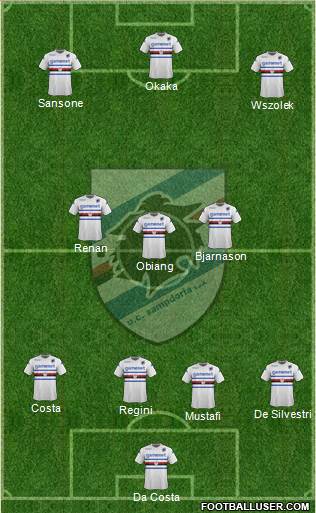 Sampdoria Formation 2014
