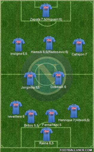 Napoli Formation 2014