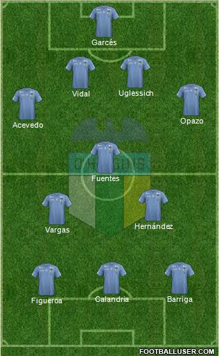 CD O'Higgins de Rancagua S.A.D.P. Formation 2014