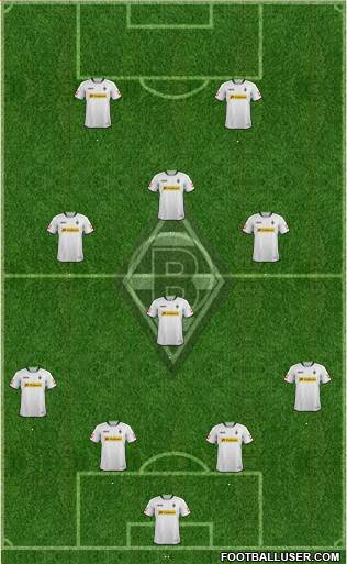 Borussia Mönchengladbach Formation 2014