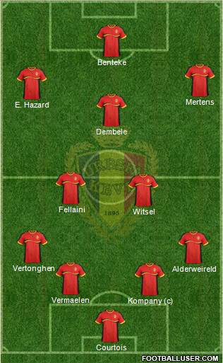 Belgium Formation 2014