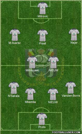 RSC Anderlecht Formation 2014