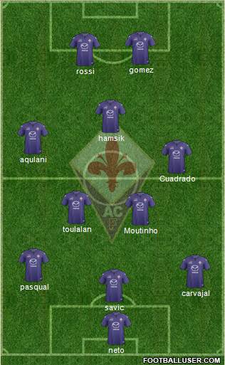 Fiorentina Formation 2014