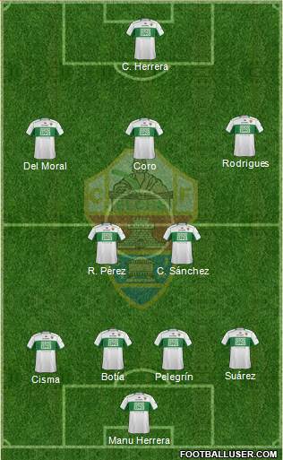 Elche C.F., S.A.D. Formation 2014