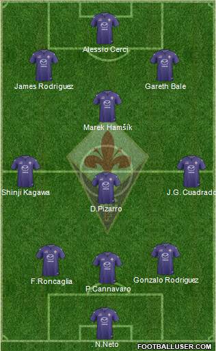 Fiorentina Formation 2014