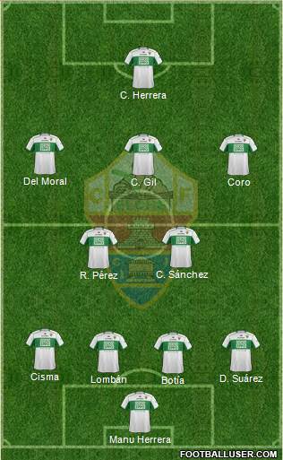 Elche C.F., S.A.D. Formation 2014
