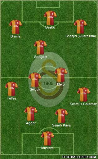Galatasaray SK Formation 2014