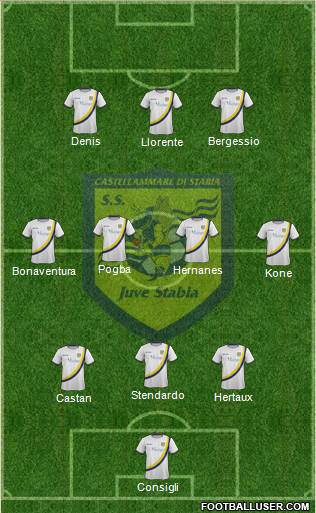 Juve Stabia Formation 2014