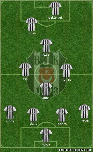 Besiktas JK Formation 2014