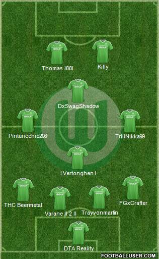 VfL Wolfsburg Formation 2014