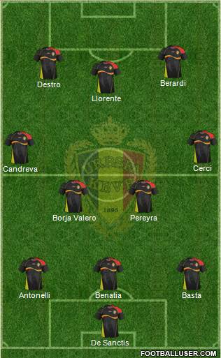 Belgium Formation 2014