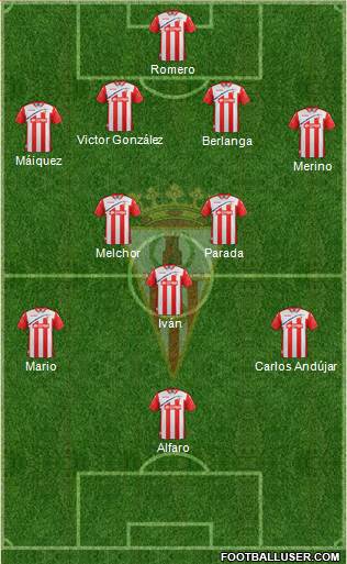 Algeciras C.F. football formation