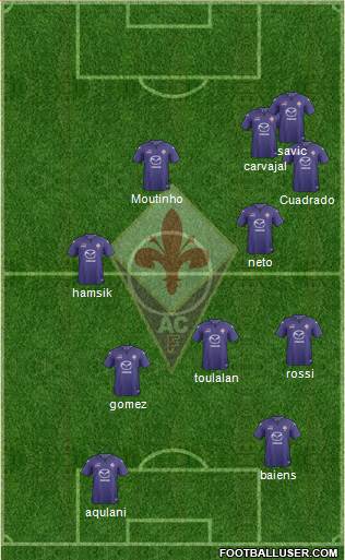 Fiorentina Formation 2014