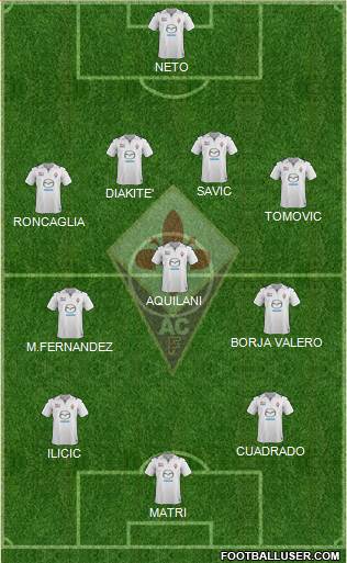 Fiorentina Formation 2014