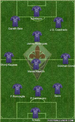 Fiorentina Formation 2014