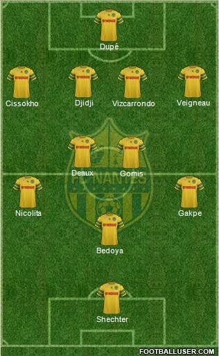 FC Nantes Formation 2014