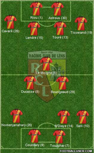 Racing Club de Lens Formation 2014