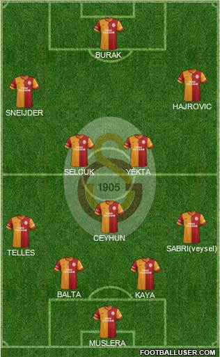 Galatasaray SK Formation 2014