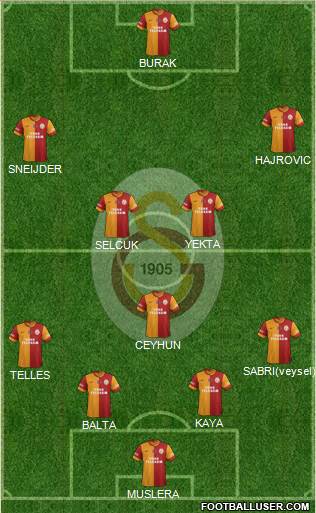 Galatasaray SK Formation 2014