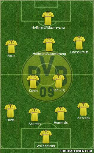 Borussia Dortmund Formation 2014