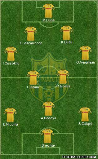 FC Nantes Formation 2014