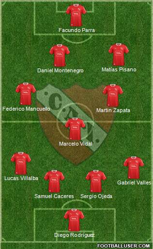 Independiente Formation 2014