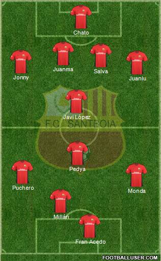 F.C. Santboiá Formation 2014