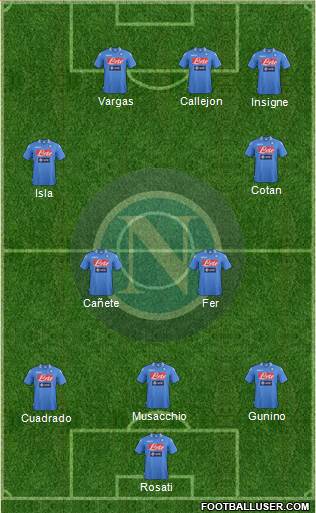 Napoli Formation 2014