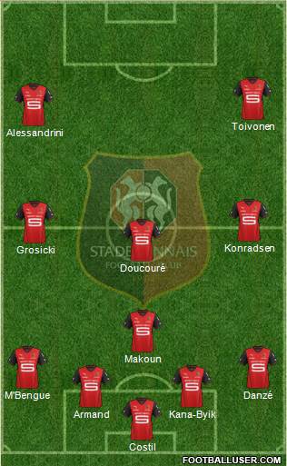 Stade Rennais Football Club Formation 2014